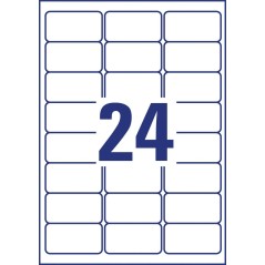 Avery Self-Adhesive Label Rounded